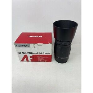 TAMRON TELE MACRO AF 100-300mm F5- 6 3 TELE MACRO for Canon AF Mount Cameras